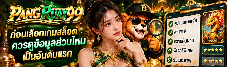 ก่อนเลือกเกมสล็อต ควรดูข้อมูลส่วนไหนเป็นอันดับแรก | PANGRUAY99